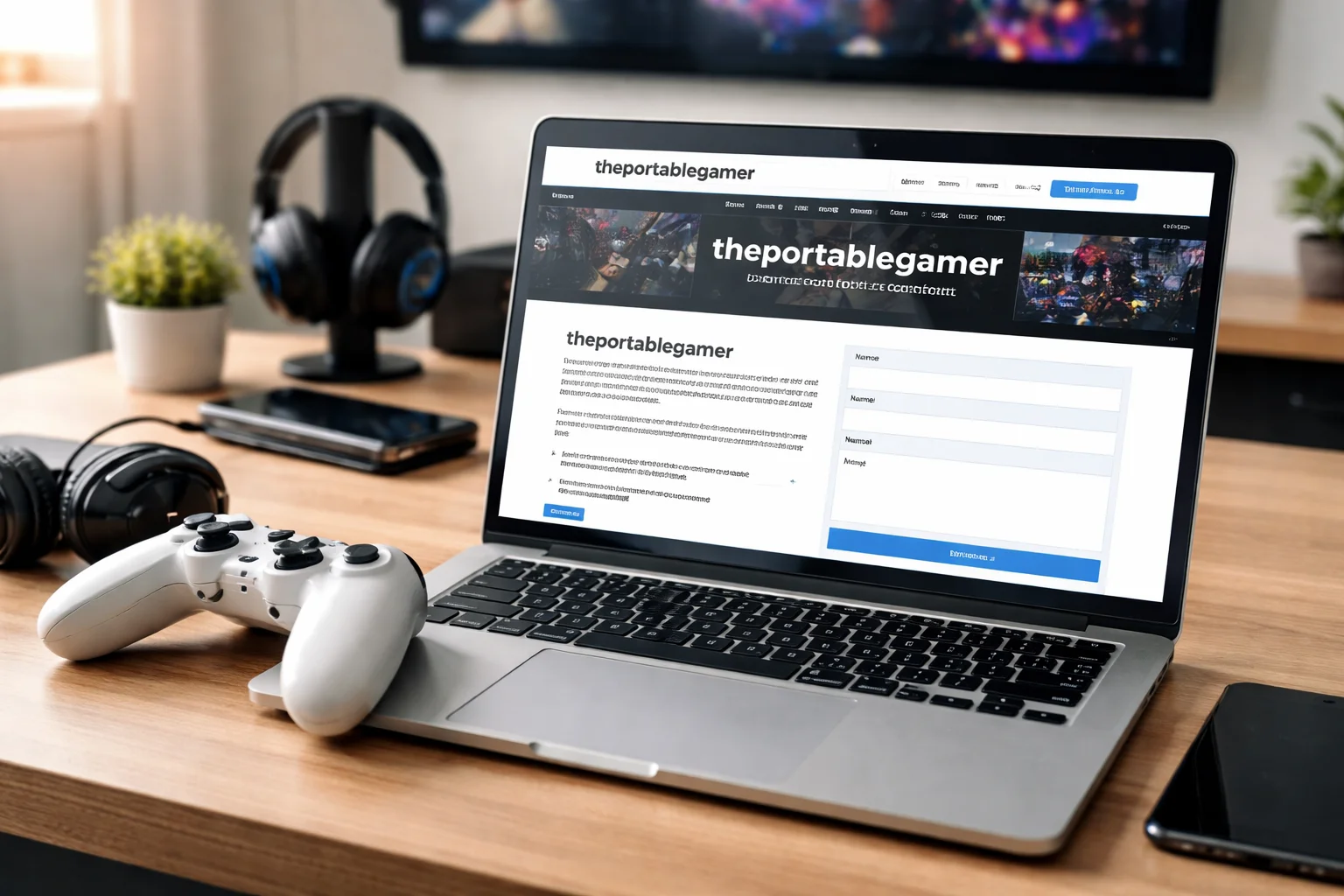 the portablegamer contact